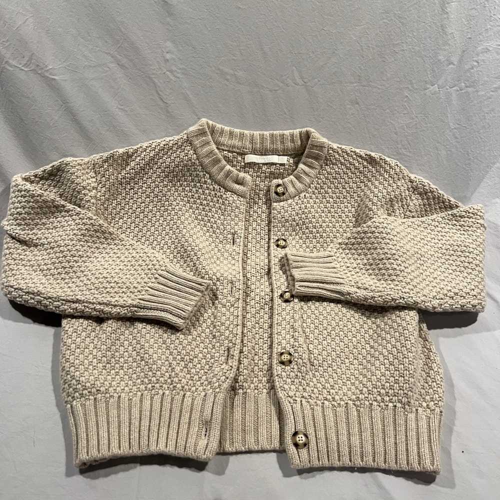 Wyeth Jenny cardigan in oat size small
